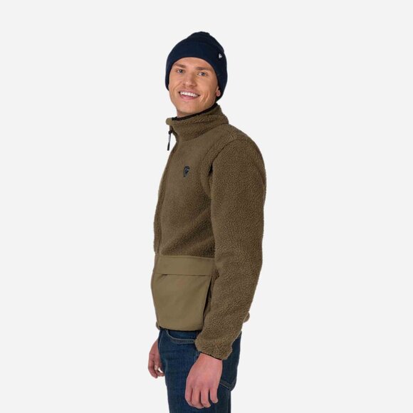 NEW ROSSIGNOL Full-zip Logo Fleece Jacket fig for men 561mn - Picture 4 of 10